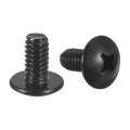 1 4-20 X 2 Truss Head Phillips Machine Screws Full Thread Drive 304 Stainless Steel 18-8 Black Oxide Finish Quantity 20 