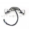 Httmt- Domestic Bullet Rear Light Bar For 10-later Road Glide W Orig Turn Signal Clear