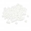 100 Pcs Car White Plastic Rivets Fastener Fender Bumper Clips 5mm Hole 