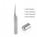 Uxcell Wood Engraving Bit Solid Carbide 3 175mm 1 8 Shank 20 Degree 0 4mm Tip Cnc Router Tool For Acrylic Pvc Mdf Pcb Carving