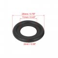 X Autohaux 10pcs M11 Black Oil Drain Plug Gaskets Replacement For Gm 12616850