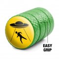 Alien Abduction Hazard Warning Sign Tire Rim Wheel Aluminum Valve Stem Caps