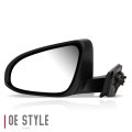 To1320364 Factory Style Driver Left Side Mirror Power Folding Adjust Heated Glass Turn Signal Compatible With Toyota C-hr 18-19