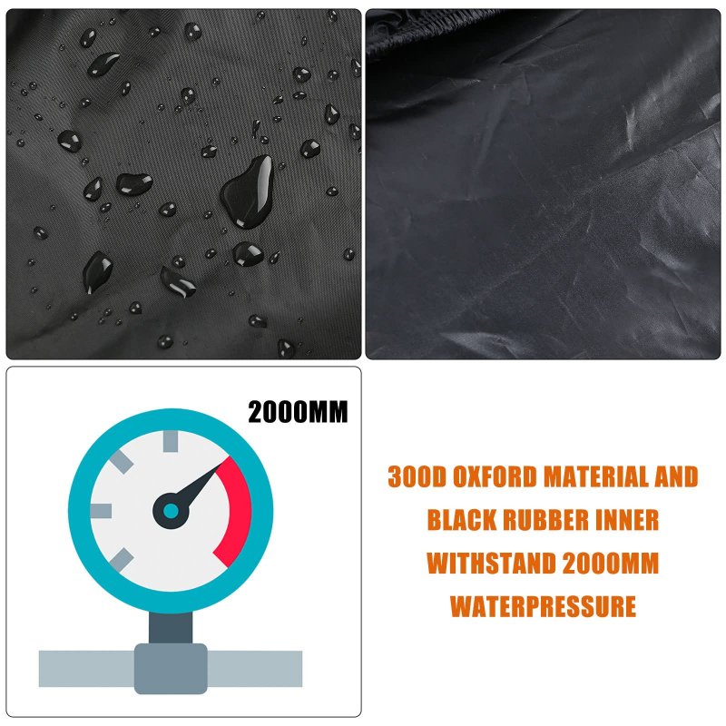 Waterproof Car Cover Replace For 2015-2023 Tesla Model X All Weather Covers With Zipper Door Ventilated Mesh Charging Port Snow