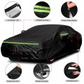 Waterproof Car Cover Replace For 2015-2023 Tesla Model X All Weather Covers With Zipper Door Ventilated Mesh Charging Port Snow