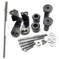 Hongk- No Cut Frame Slider Protector Compatible With 1999-2007 Suzuki Hayabusa Gsx1300r Gsx-r Black B01bw4qzh4