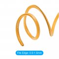 Uxcell Edge Trim Orange U Shape Protector Rubber With Steel Clips Fits 1 64 -1 16 14 76ft 4 5meter Length Door Guards