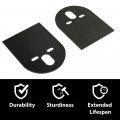 G-plus 2500lb 2600lb Steel Upper D Plate Mounting Brackets Air Bag Suspension Pair