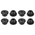 8pcs Rubber Grommets 5 8 16mm Drill Hole 1 4 7mm Id Top Hat Grommet Black Silicone Plug Gasket For Wiring Automotive 