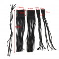 Newsmarts Hand Grip Wrap Tassel Covers Clutch Lever Fringe Brake Streamer Leather Red Motorcycle For 22mm 25mm Universal