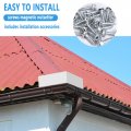 2 Pcs Gutter Valley Splash Guards Rain Roofing Diverter Roof Rain For House Shingle Roofs Corner