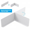 2 Pcs Gutter Valley Splash Guards Rain Roofing Diverter Roof Rain For House Shingle Roofs Corner