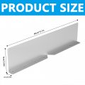 2 Pcs Gutter Valley Splash Guards Rain Roofing Diverter Roof Rain For House Shingle Roofs Corner