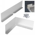 2 Pcs Gutter Valley Splash Guards Rain Roofing Diverter Roof Rain For House Shingle Roofs Corner