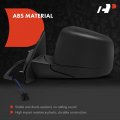 A-premium Driver Side Power Door Mirror Compatible With Jeep Wk2 Series Grand Cherokee 2011-2018 Heated Manual Folding Black