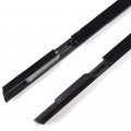 4pcs Weatherstrip Window Seal Compatible For Honda Civic 4 Door 2006-2011 Outside Trim Belt Black