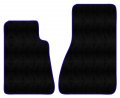 Royal Blue Edge Custom Fit Front Carpet Floor Mats Black For Mercedes-benz 230sl 1967 1966 1965 1964 1963 