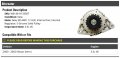 Alternator 80 Amp 5-groove Solid Pulley Compatible With 2000-2002 Nissan Xterra 3 3l V6