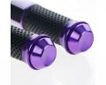 2 X 7 8 22mm Motorcycle Universal Cnc Aluminum Soft Rubber Grips Handlebar Purple Fit For Honda Cbr600 F2 F3 F4 F4i 1991 1992