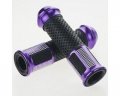 2 X 7 8 22mm Motorcycle Universal Cnc Aluminum Soft Rubber Grips Handlebar Purple Fit For Honda Cbr600 F2 F3 F4 F4i 1991 1992