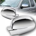 Hyperspeed Chrome Plated Abs Side Mirror Cover Cap Lh Rh 2pcs Fit For 2007 2008 2009 2010 2011 2012 2013 2014 Chevy Silverado 