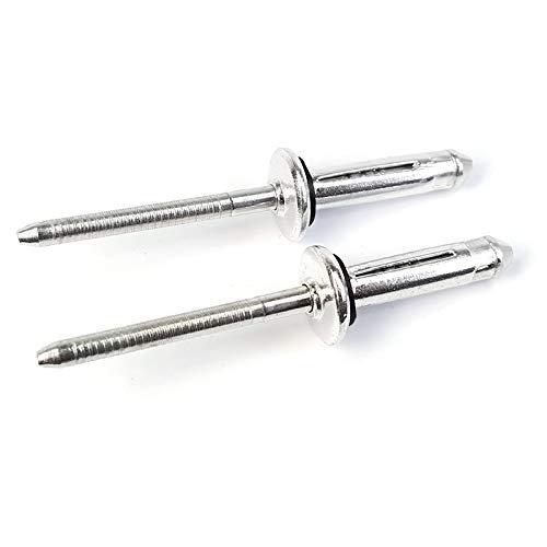 Tri Fold Exploding Pop Rivets 1 4 In Aluminum Blind With Sealing Washer 80 1 X 5 Grip 375 To 0 625 Quantity 25