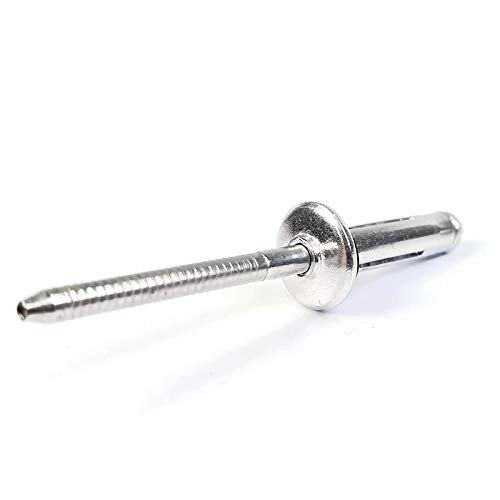 Tri Fold Exploding Pop Rivets 1 4 In Aluminum Blind With Sealing Washer 80 1 X 5 Grip 375 To 0 625 Quantity 25