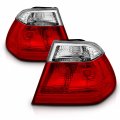 Amerilite 4 Door Taillights Red Clear For Bmw 3 Series E46 Passenger And Driver Side