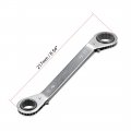 Uxcell Reversible Ratcheting Wrench 19mm X 22mm Offset Double Box End Cr-v