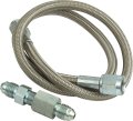 61-71048 Steel Braided Gauge Line Kit 48 In Long With 4 An Fittings Ptfe Stainless For Mechanical Pressure Gauges 