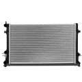 Oem-ra-135 1 Row Aluminum Core Radiator For 11-15 Jetta 12-14 Passat Beetle 25 56 In W X 15 94 H 0 88 D 1 Inlet And Outlet 