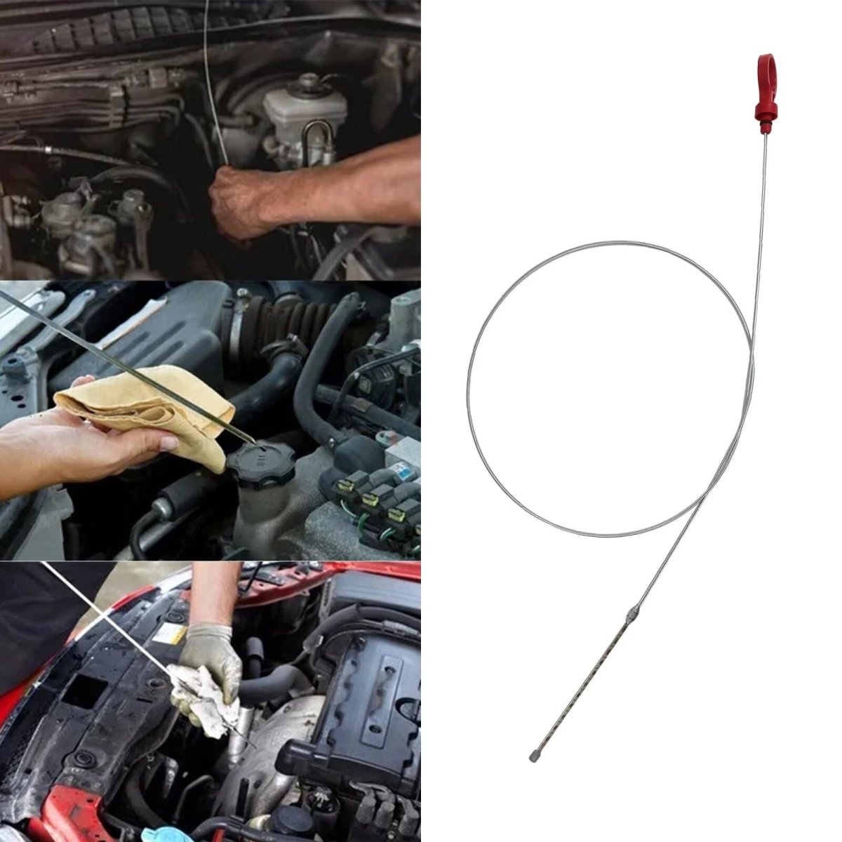 Car Engine Transmission Fluid Level Dipstick Fit For Jeep Liberty Jet Sport Utility 4-door 3 7l 226cu In V6 Gas Sohc Naturally