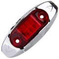Pack Of 12 Amber Red Waterproof 6 Diode Oval Lens Led Side Marker Light Lamp 12v Truck Trailer
