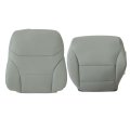 Front Driver Bottom And Lean Back Leather Seat Cover Gray For Honda Civic 2012 2013 2014 2015 Microfiber Replacement 