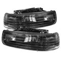 Spyder Auto Hd-jh-csil99-bk Crystal Headlight 