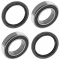 Caltric Bearing Carrier Ball Bearings And Seals Compatible With Arctic Cat 250 Dvx 2006-2008 300 2009-2015 3406-099 3304-688