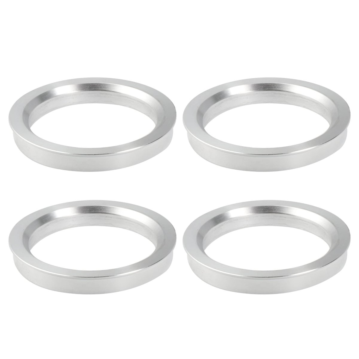 4pcs Od 72 6mm To Id 58 1mm Aluminium Alloy Car Hub Centric Rings Wheel Bore Center Spacer