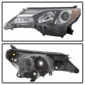 Chrome Housing Oe-style Projector Headlight Headlamp Assembly For 2013-2015 Toyota Rav4 Driver Side