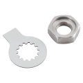 Front Sprocket Nut Lock Washer Tab Kit For Yamaha R6 1999-2006 Yzf 600 Thundercat 1995-2007 1000 Thunderace 1997 Tdm 850 1993 