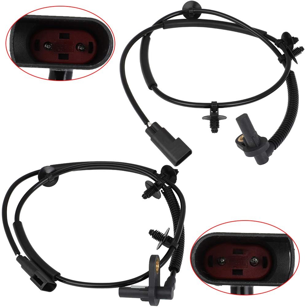 Abs Speed Sensor 2 Piece Set For 2002 To 2008 Jaguar X Type Rear Left And Right Replaces Als535 Als539 5s10797 Su12250