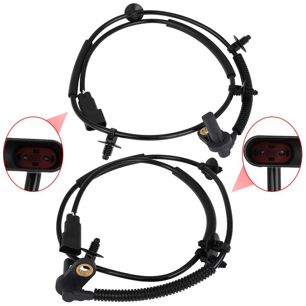 Abs Speed Sensor 2 Piece Set For 2002 To 2008 Jaguar X Type Rear Left And Right Replaces Als535 Als539 5s10797 Su12250