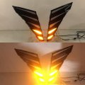 July King Led Daytime Running Light For Hyundai Elantra 2021 6000k White Grid Scanning Drl Streamer Yellow Turn Signals Ice