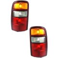 Tail Light Assembly Pair For Chevy Tahoe 2000 2001 2002 2003 Driver And Passenger Side Capa Certified Replaces Gm2800143c 
