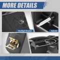 Factory Style Headlights Assembly Compatible With Ford F150 Lincoln Mark Lt 2004-2008 Driver And Passenger Side Black Housing