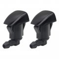 Secosautoparts 2pcs Front Windshield Washer Nozzles Wiper Spray Kit Fit For Chevrolet Malibu 2005-2013 Pontiac G6 2005-2010