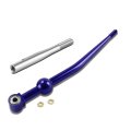 Auto Dynasty For Civic Del Sol Crx Integra Single Bend Short Throw Shifter Blue 3 5 Inches Extension Kit Silver 