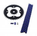 Blue Non O Ring Chain Sprocket Black For 1988-1989 Honda Trx250r 14 39 92l