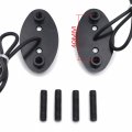 Xkh-moto Xkh- Replacement Of Motorcycle Led Mirror Block Off Base Plates Compatible With 2005-2008 Kawasaki Ninja Zx6r Zx6rr