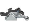Cl217 An Clamcleat Hard Anodized Aluminum Sailing Hardware Dark Starboard Entry For Rope Diameter 8 In To 1 4 
