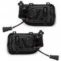 Hecasa Pair Fog Lights Compatible With 1991-1995 Toyota Mr2 Halogen Bulbs Yellow Glass Lamps Drl Daytime Running Light Yellow